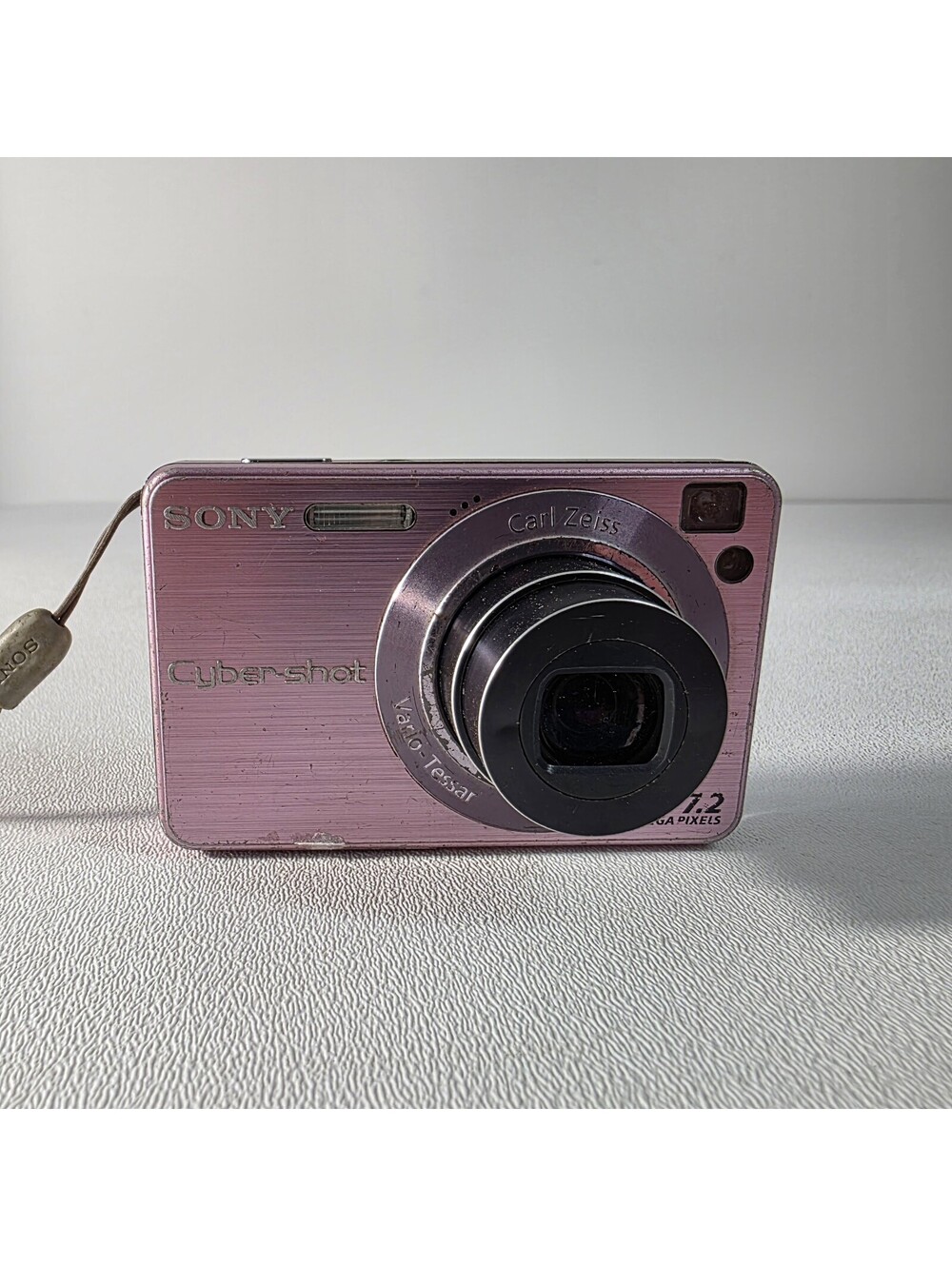 Sony Cyber-shot DSC-W120 7.2MP Digital Camera Pink W/Battery